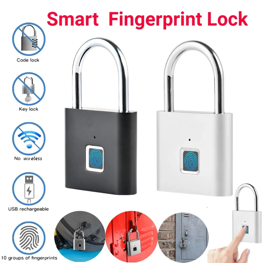 SecureTouch Smart Fingerprint Padlock