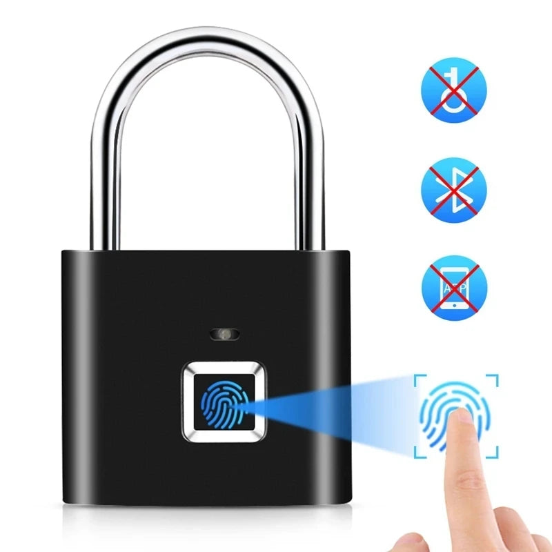 SecureTouch Smart Fingerprint Padlock